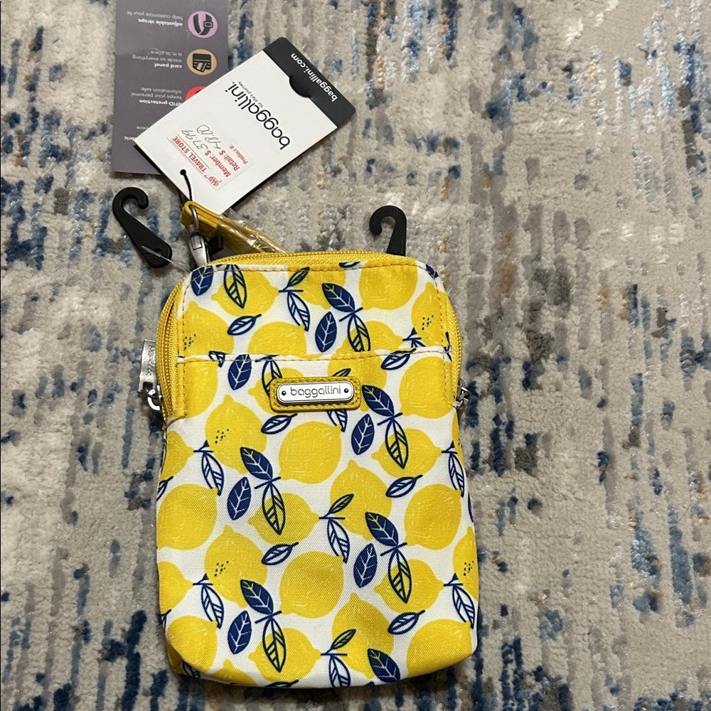 Baggallini for life’s journey, yellow lemon bag.